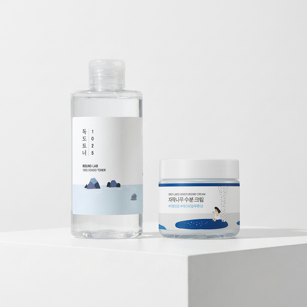 Simplest 2 Step Routine- 1025 Dokdo Toner + Birch Moisturizing Cream